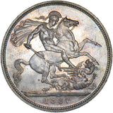 1887 Crown - Victoria British Silver Coin - Superb