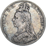 1888 Crown - Victoria British Silver Coin