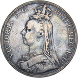 1889 Crown - Victoria British Silver Coin