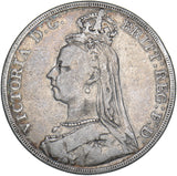 1890 Crown - Victoria British Silver Coin