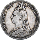 1891 Crown - Victoria British Silver Coin
