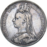 1892 Crown - Victoria British Silver Coin