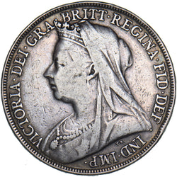1895 LIX Crown - Victoria British Silver Coin