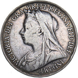 1895 LIX Crown - Victoria British Silver Coin