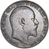1902 Crown - Edward VII British Silver Coin - Nice