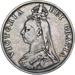 1889 Double Florin - Victoria British Silver Coin