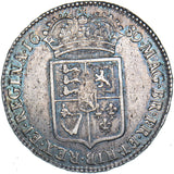 1689 Halfcrown - William & Mary British Silver Coin - Very Nice