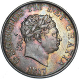 1817 Halfcrown - George III British Silver Coin - Nice