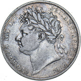1823 Halfcrown - George IV British Silver Coin - Nice