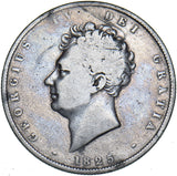 1825 Halfcrown - George IV British Silver Coin