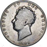 1829 Halfcrown - George IV British Silver Coin