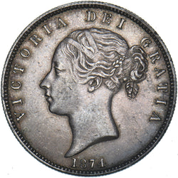 1874 Halfcrown - Victoria British Silver Coin - Very Nice