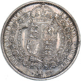 1887 Halfcrown - Victoria British Silver Coin - Superb