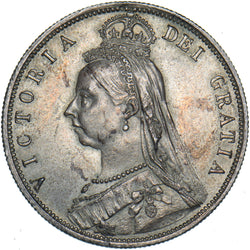 1887 Halfcrown - Victoria British Silver Coin - Very Nice