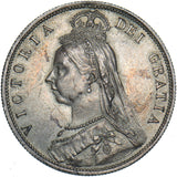1887 Halfcrown - Victoria British Silver Coin - Very Nice