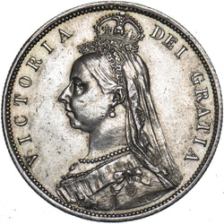 1887 Halfcrown - Victoria British Silver Coin - Nice