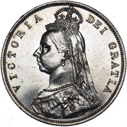 1887 Halfcrown - Victoria British Silver Coin - Very Nice
