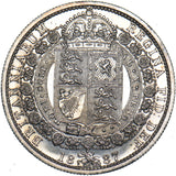 1887 Halfcrown - Victoria British Silver Coin - Very Nice