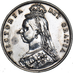 1887 Halfcrown - Victoria British Silver Coin