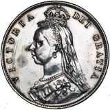 1887 Halfcrown - Victoria British Silver Coin
