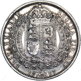 1887 Halfcrown - Victoria British Silver Coin