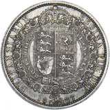 1887 Halfcrown - Victoria British Silver Coin - Nice