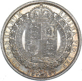 1887 Halfcrown - Victoria British Silver Coin - Superb