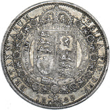 1889 Halfcrown - Victoria British Silver Coin - Nice