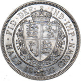 1893 Halfcrown - Victoria British Silver Coin - Very Nice