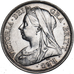 1900 Halfcrown - Victoria British Silver Coin - Very Nice