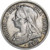 1900 Halfcrown - Victoria British Silver Coin - Nice
