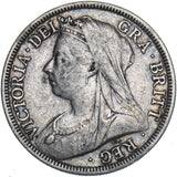 1900 Halfcrown - Victoria British Silver Coin - Nice