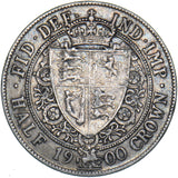 1900 Halfcrown - Victoria British Silver Coin - Nice