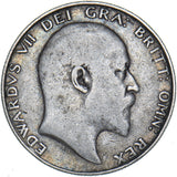 1902 Halfcrown - Edward VII British Silver Coin