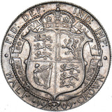 1909 Halfcrown - Edward VII British Silver Coin - Nice