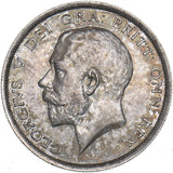 1915 Halfcrown - George V British Silver Coin - Very Nice