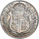 1915 Halfcrown - George V British Silver Coin - Very Nice