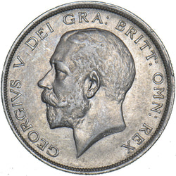 1918 Halfcrown - George V British Silver Coin - Very Nice