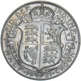 1921 Halfcrown - George V British Silver Coin - Nice