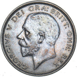 1927 Halfcrown - George V British Silver Coin - Nice