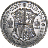 1933 Halfcrown - George V British Silver Coin - Superb