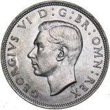1942 Halfcrown - George VI British Silver Coin - Superb
