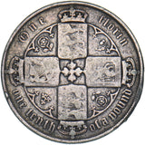 1874 Gothic Florin - Victoria British Silver Coin
