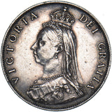 1887 Florin - Victoria British Silver Coin - Nice