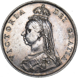 1887 Florin - Victoria British Silver Coin - Very Nice