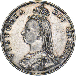 1887 Florin - Victoria British Silver Coin - Nice