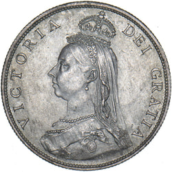 1887 Florin - Victoria British Silver Coin - Superb