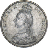 1887 Florin - Victoria British Silver Coin - Superb