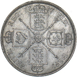 1887 Florin - Victoria British Silver Coin - Superb