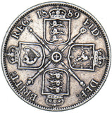 1889 Florin - Victoria British Silver Coin